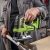 Greenworks GD24JS cordless jigsaw cutting pipe