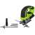 Greenworks GD24JS cordless jigsaw with accessories, including blades and dust blower