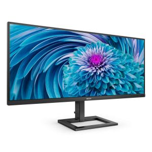 Schräge Ansicht des Philips 34 Zoll 346E2LAE UltraWide QHD Monitors - Philips Monitore