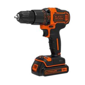 Black+Decker BDCHD18KB-QW 18V Cordless Drill Driver with 2 Batteries - Black & Decker Drill and Screwdriver