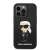 Front view of Karl Lagerfeld Ikonikus iPhone 14 Pro Max case