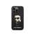 Front view of Karl Lagerfeld Ikonikus iPhone 14 Pro Max phone case