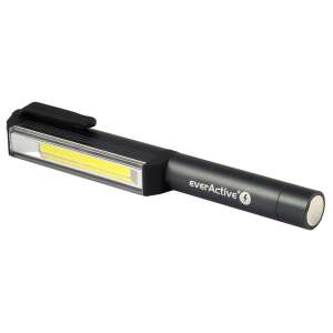 EverActive WL-200 LED Arbeitsleuchte, Schwarz, wiederaufladbar, magnetisch, 200 Lumen - EverActive