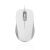 Mysz optyczna ModeCom M10S biała, widok z góry