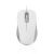 Mysz optyczna ModeCom M10S biała, widok z góry