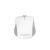 Mysz optyczna ModeCom M10S biała, widok z przodu