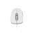 Mysz optyczna ModeCom M10S biała, widok z góry