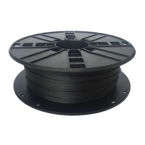 Flashforge 3DP-PLA1.75-02-CARBON PLA plastic filament for 3D printers, 1.75 mm diameter, 0.6 kg narrow spool, 53 mm spool, Carbon filled