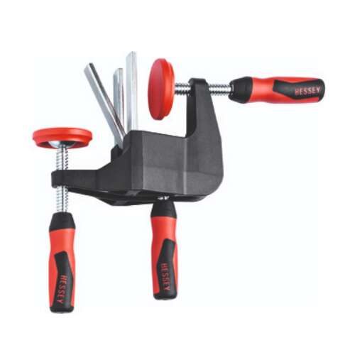 BESSEY TFM-2K Türrahmenklemme, 2-teiliges Set, Schwarz und Rot