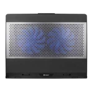 Tracer Officer 17 laptop hűtőpad, fekete, kék LED világítással - Tracer