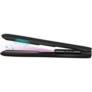 Îndreptător de păr Revamp Progloss Ionos Shine, negru, plăci ceramice, tehnologie ionică, pentru păr neted și strălucitor - Placa de păr