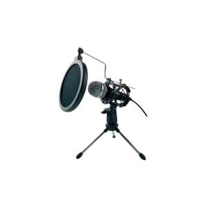 Herný mikrofón Omega Varr VGMSB s pop filtrom a stojanom - Mikrofóny