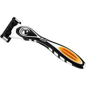 BIC Hybrid 5 Flex men's razor, 5-blade razor with precision blade, comfortable grip - Conventional razor
