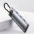 Hub 7w1 Baseus Gleam, USB-C na 1x HDMI4K 60Hz + 3x USB3.0 + 1x PD + 1x SD/TF, szary 71640216