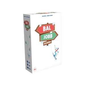 Gra Bal Jobb Dilemma, gra planszowa dla dorosłych, zabawne pytania, 3-6 graczy, 30 minut - Prezent dla dorosłych