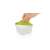Tescoma PURITY freezer container, 0.5 liters, green lid, opening the lid