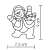 LED Snowman Window Decoration Dimensions - Height 9cm, Width 7.5cm