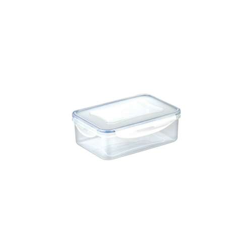 Tescoma FRESHBOX téglalap alakú ételtároló doboz, 0,5 l, átlátszó műanyag kék fedővel - Tescoma