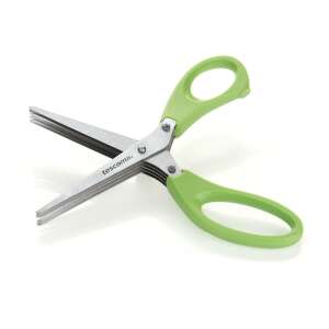 Tescoma PRESTO herb scissors, 20 cm, green, stainless steel, 5 blades, protective cover, cleaner - Presto