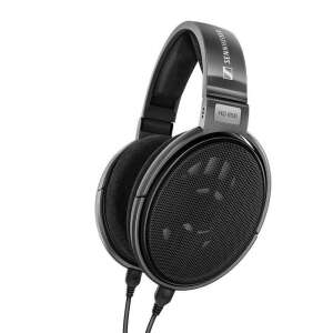 Căști supraauriculare Sennheiser HD 650, negru și gri, vedere din lateral - Sennheiser