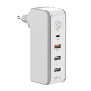 Budi 301TE 3x USB-A / USB-C Netzwerk-Ladegerät - Weiß (32W) 72934317 Ladegeräte für Telefone