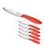 Tescoma PRESTO Steakmesser, 12 cm, rot, 6er Set