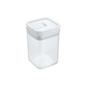 Tescoma AIRSTOP 1,0 litrový vzduchotesný kontajner na potraviny, štvorcový, z priehľadného plastu s bielym vekom - Tescoma
