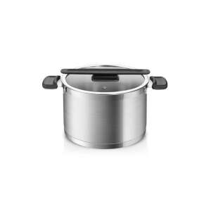 Tescoma COMPACT stainless steel pot with lid, 24 cm diameter, 7 liter capacity - Cookware & bakeware