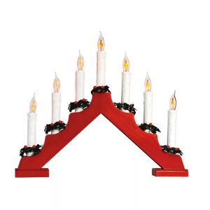 Karácsonyi Gyertyaív - 7 light Christmas candle bridge decoration - Christmas Decoration
