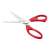 Tescoma PRESTO household scissors, 22 cm, red handles
