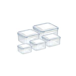 Tescoma FRESHBOX Quadratische Aufbewahrungsbox für Lebensmittel, 5 Stück 71655420 Aufbewahrungsboxen für Lebensmittel
