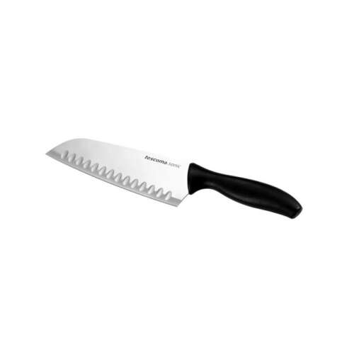 Nóż Tescoma SONIC Santoku, 16 cm, ostrze ze stali nierdzewnej, czarny uchwyt