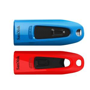 Sandisk 32GB Ultra USB 3.0 Pendrive - Piros-Kék (2db/csomag) 71658992 - SanDisk
