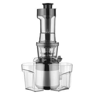 Amica JSM 4014 lassú facsaró nagy töltetnyílással, két tartállyal a pép és a lé számára, valamint öntisztító funkcióval - Kézi aprító, Kézi mixer, Gyümölcscentrifuga és préselő és Elektromos tésztagép