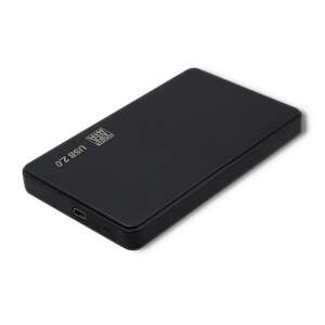 Qoltec 51862 2.5" USB 2.0 Külső HDD/SSD ház - Fekete 71660737 