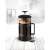 Lamart LT7048 French Press Coffee Maker, black, glass, stainless steel, with coffee in a kitchen setting