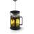 Lamart LT7048 French Press Kawiarka, czarna, szklana, ze stali nierdzewnej, z herbatą