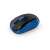 Genius NX-8008S Wireless Silent Mouse, blue and black, angled view