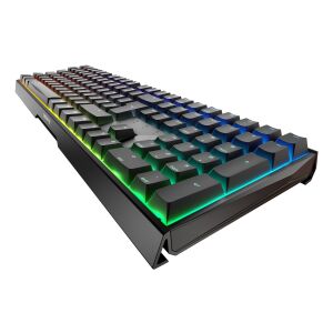 Kosi pogled na mehaničku gaming tipkovnicu CHERRY MX Board 3.0 S s RGB osvjetljenjem - Tipkovnica
