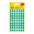 Avery Zweckform 3012 green round dot stickers, 416 pieces, 8 mm diameter