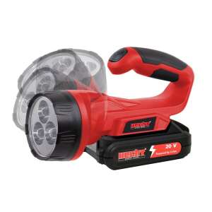 Hecht 1706 Nabíjateľná LED pracovná lampa, 20V, Červená, Batéria a nabíjačka nie sú súčasťou balenia - Pracovné svetlá