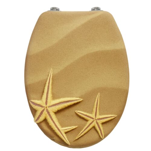 Pepita MDF WC sedadlo s pomalým zatváraním - Sandy beach #hnedá