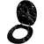 Pepita MDF WC-Sitz mit Soft-Close-Deckel - Wassertropfen #schwarz 128154333