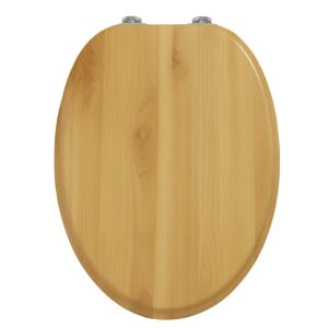 Пепита MDF WC капак със система за плавно затваряне - Десен дъска #кафяв 128152240