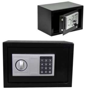 Pepita XL Sejf Odporny na Uderzenia z Elektronicznym Zamkiem 25x25x35cm #czarny 78222794