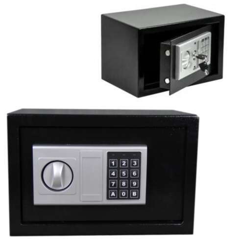 Pepita XL seif de siguranță rezistent la șocuri cu blocare numerică 25x25x35cm #black