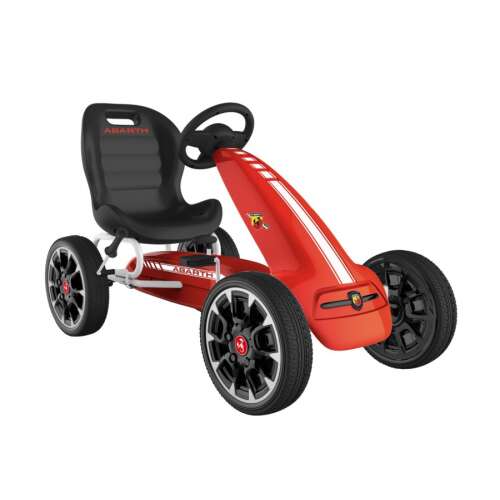 Czerwony gokart Hecht Abarth dla dzieci w wieku 3-6 lat