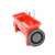 Hecht 212 12L Raspršivač gnojiva, crvena, krupni plan kotača