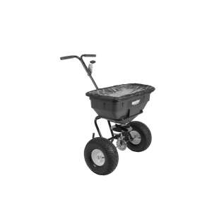 Hecht 256 60L ръчен разпръсквач за тор, черен, с колела - Ръчен градински инструмент