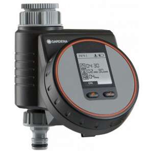 Gardena Flex automatic watering timer, digital display, black and grey, for tap connection - Irrigation Controller